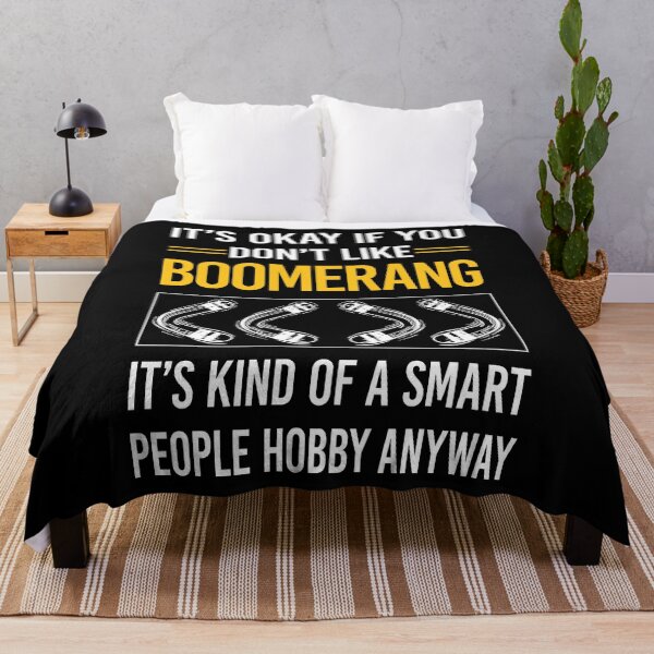 Item preview, Funny Smart People Boomerang designed and sold by fatherbarliman.