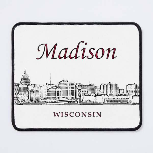 Item preview, Madison, Wisconsin - Madison Skyline & Landmarks designed and sold by leemcnut.