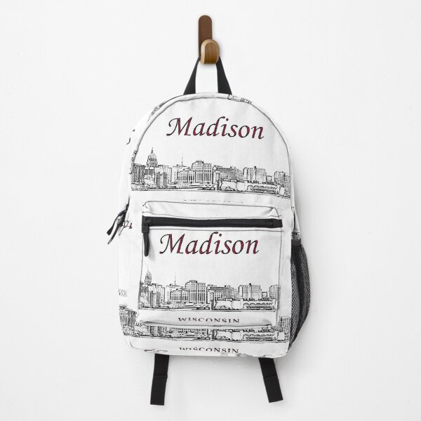 Item preview, Madison, Wisconsin - Madison Skyline & Landmarks designed and sold by leemcnut.