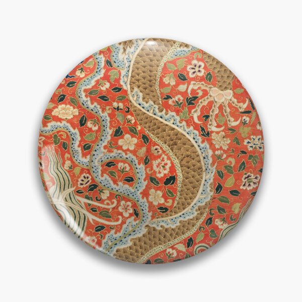 Item preview, Traditional Orange Floral Ancient Chinese Artwork Painting  designed and sold by expatessentials.
