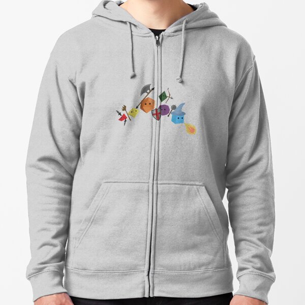 Dice Party Zipped Hoodie
