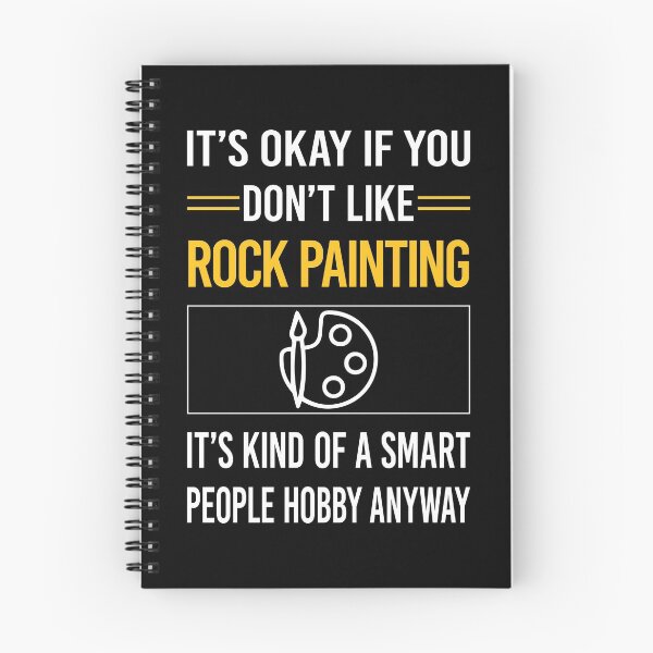 Item preview, Funny Smart People Rock Painting designed and sold by jiggleterrified.