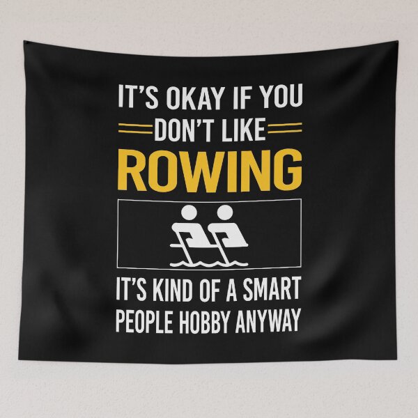Item preview, Funny Smart People Rowing Row Rower designed and sold by jiggleterrified.