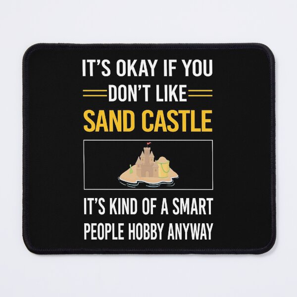 Item preview, Funny Smart People Sand Castle designed and sold by jiggleterrified.