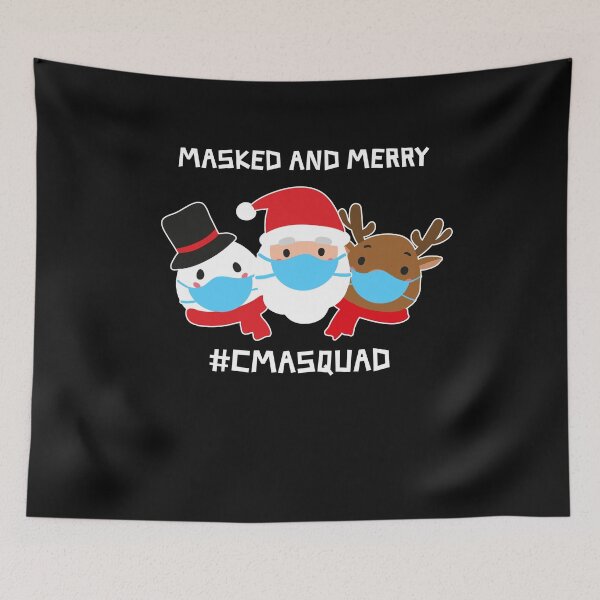 Item preview, Masked And Merry Christmas Santa designed and sold by RyanOlverStore.