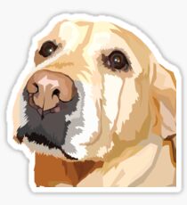 Yellow Lab Sticker