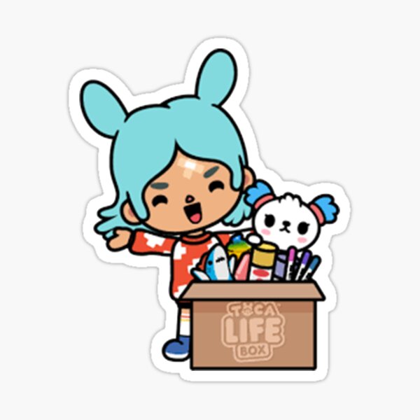 "toca boca " Sticker by Natashathomas Redbubble