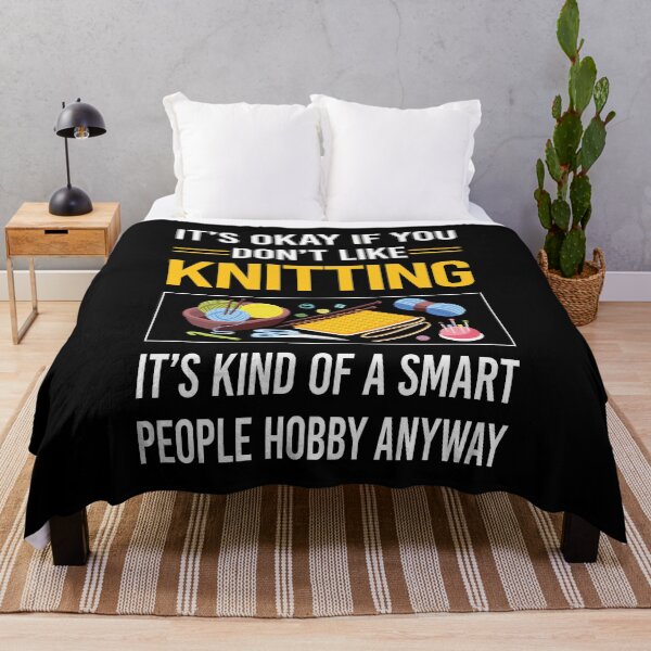 Item preview, Funny Smart People Knitting Knit Knitter designed and sold by RandalDavis.
