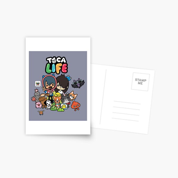 toca boca and gacha life Postcard for Sale by kader011