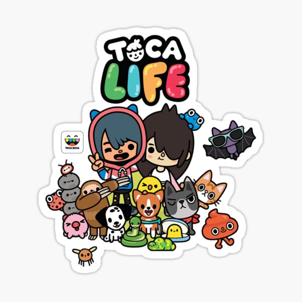 toca boca , toca life characters cute Sticker for Sale by ducany