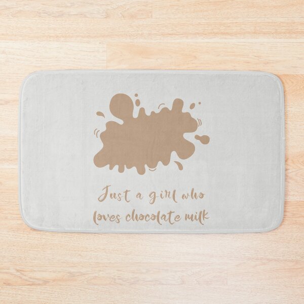Item preview, Just A Girl Who Loves Chocolate Milk. Funny Cocoa Chocolate Stain designed and sold by Rebel-Design.