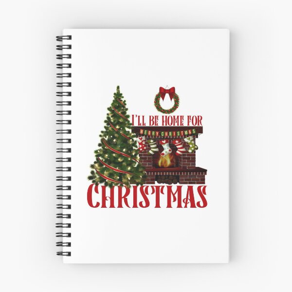 Item preview, Fireplace Warmth: “I’ll Be Home for Christmas” designed and sold by PawsitiveMum.