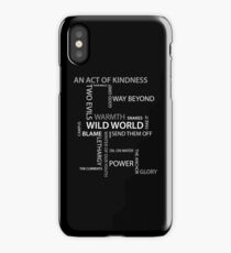 Wild World songs - Bastille iPhone Case