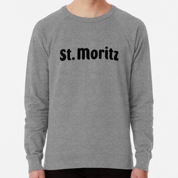 Retro Style Pullover Moritz Signature Hoodie St Vintage Inspired Sweater St Moritz Switzerland Hooded Sweatshirt