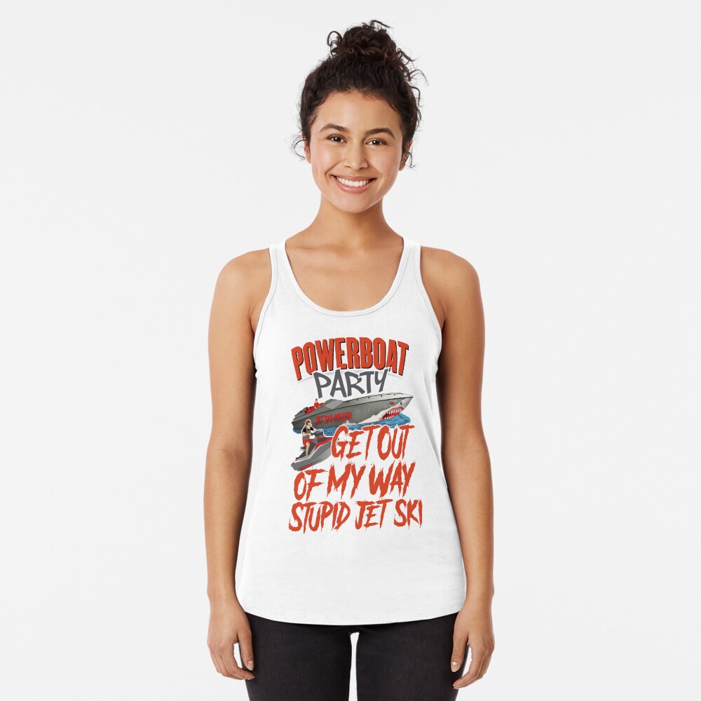Item preview, Racerback Tank Top designed and sold by powerboatparty.