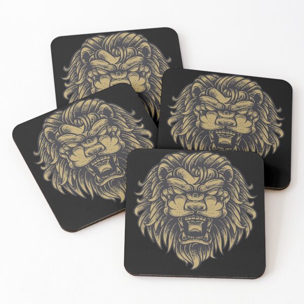 Item preview, Stone Lion Face designed and sold by AnimalLover4eva.