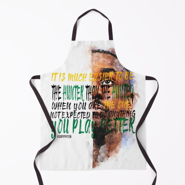 Item preview, Gary Payton Inspiration Saying Motivational Quote Watercolor sketching Positive quote: It is much easier to be the hunter than the hunted... you play better designed and sold by scribblelife.