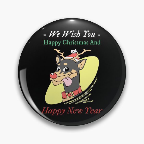 Item preview, We Wish You Happy Christmas And Happy New Year - Sixteenth Cute Christmas Pet | Merry Christmas designed and sold by Polariszero.
