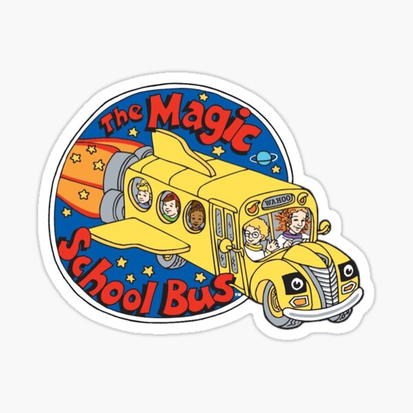 The Magic School Bus logo Sticker