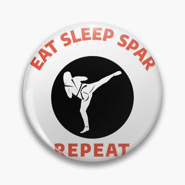 Item preview, Eat Sleep Spar Repeat designed and sold by spokoandstuff.