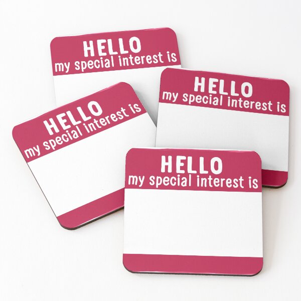 Item preview, Hello My Special Interest Is - Red designed and sold by O1RSH.