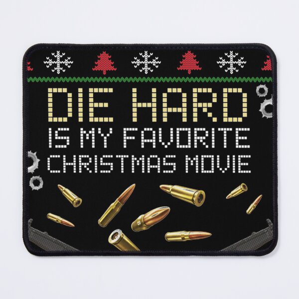 Item preview, DIE HARD - Ugly Christmas Sweater MP5 Bullet Action Gun Xmas Design - IS MY FAVORITE MOVIE! Classic designed and sold by KimberlyHild.