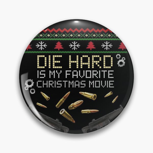 Item preview, DIE HARD - Ugly Christmas Sweater MP5 Bullet Action Gun Xmas Design - IS MY FAVORITE MOVIE! Classic designed and sold by KimberlyHild.