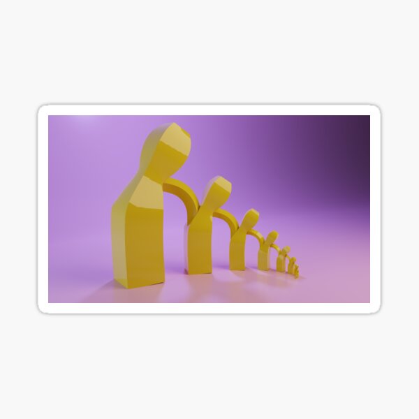 Inherit Abstract Sticker