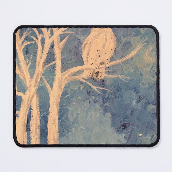 Item preview, White Winter Owl designed and sold by theartofdeb.