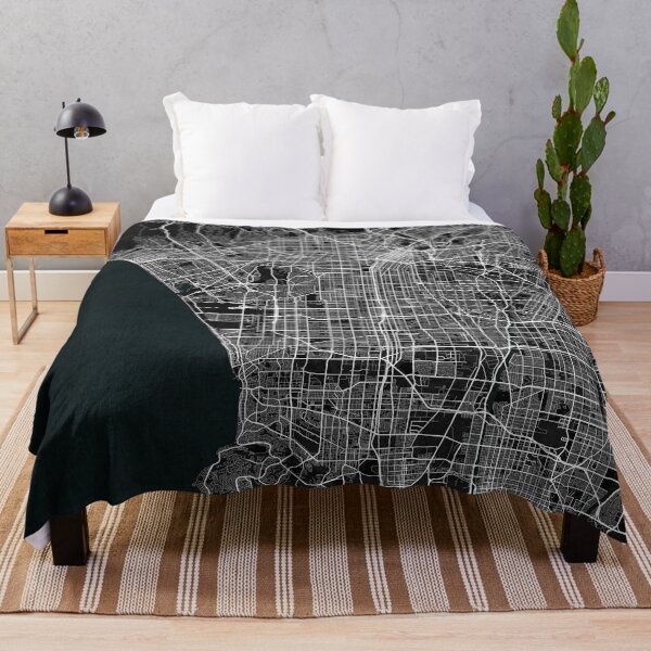 Item preview, Los Angeles City Map of California, USA - Dark designed and sold by deMAP.