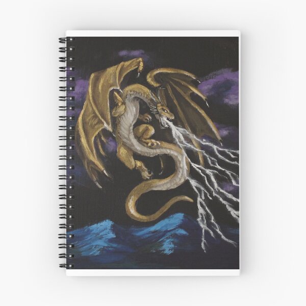 Item preview, Golden Lightening Dragon designed and sold by theartofdeb.