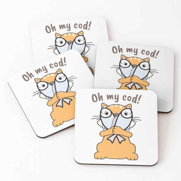 Item preview, Funny Cat With Fish Pun - Cat Lovers Fisher Humor designed and sold by ViewerEqualsPhoton.
