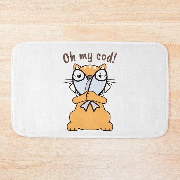 Item preview, Funny Cat With Fish Pun - Cat Lovers Fisher Humor designed and sold by ViewerEqualsPhoton.