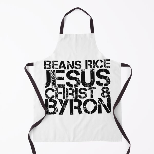 Item preview, Beans Rice Jesus Christ and Byron designed and sold by Katherine Winner.