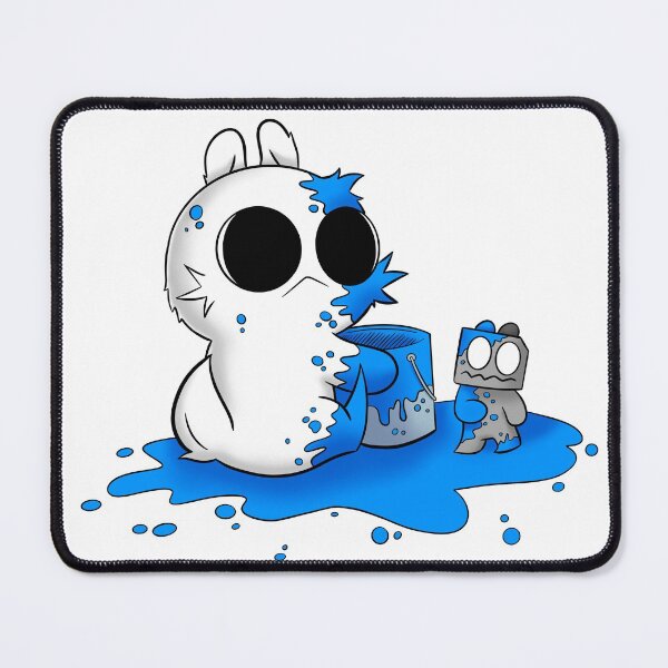 Item preview, Drawcember 4 of 31 - Bip and Bako got into some paint. designed and sold by GibThom.