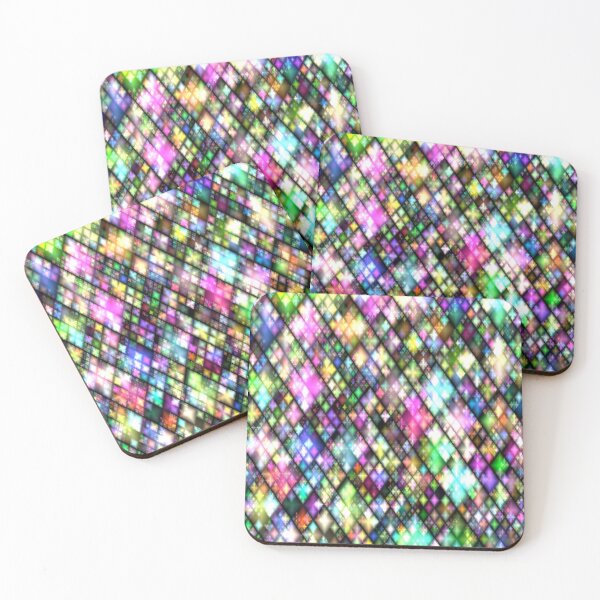 Item preview, Misty Colored Lights Abstract Geometric designed and sold by Gingezel.
