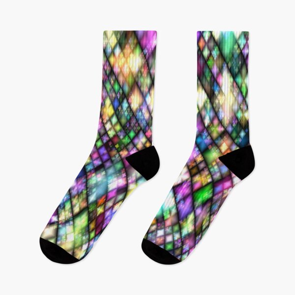 Item preview, Misty Colored Lights Abstract Geometric designed and sold by Gingezel.