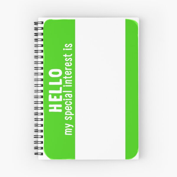 Item preview, Hello My Special Interest Is - Green designed and sold by O1RSH.