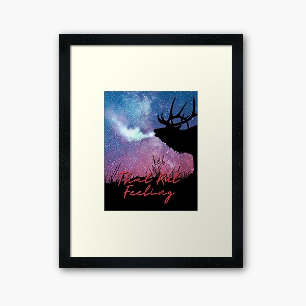 That Rut Feeling Framed Art Print