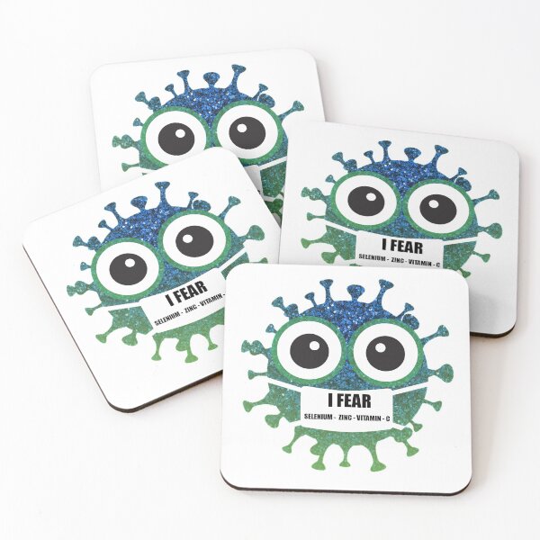 Item preview, Virus Bug Fears Natural Supplements designed and sold by ArtCollectables.