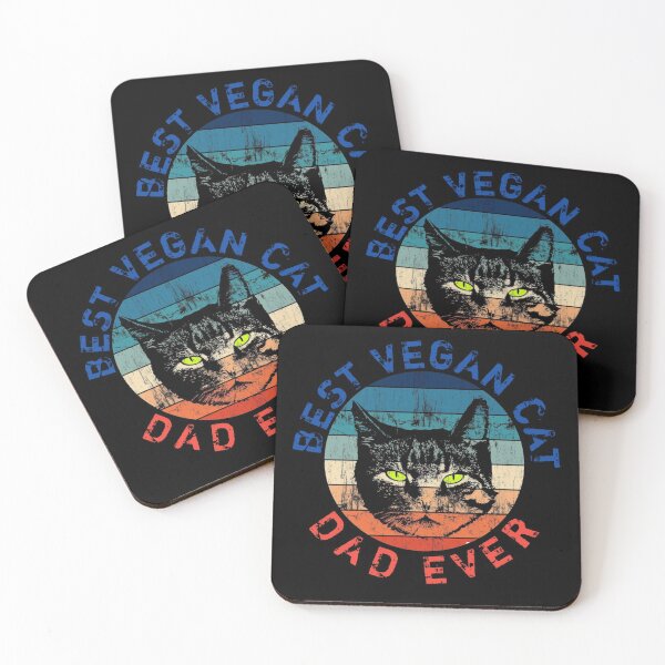 Item preview, Best Vegan Cat Dad Ever designed and sold by StoreRahhal.