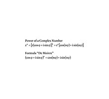 Power of a Complex Number. Formula De Moivre by znamenski