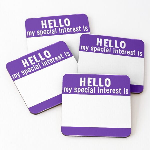 Item preview, Hello My Special Interest Is - Purple designed and sold by O1RSH.