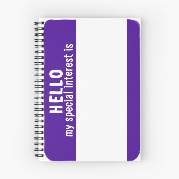 Item preview, Hello My Special Interest Is - Purple designed and sold by O1RSH.