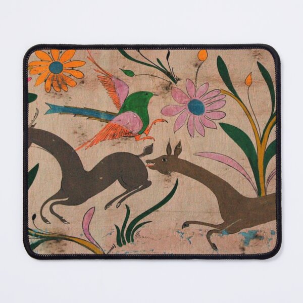 Item preview, Antique deer painting with flowers and a bird designed and sold by timg58.