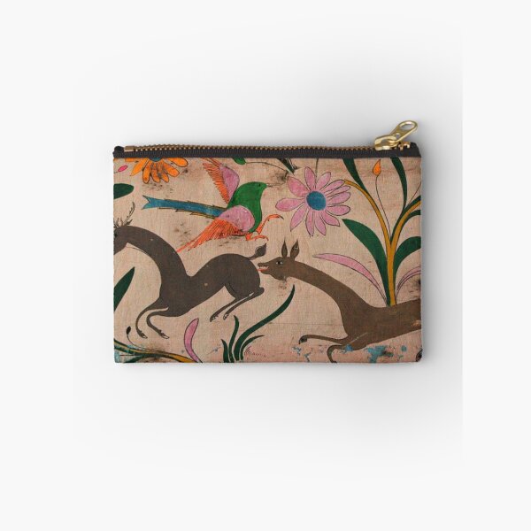 Item preview, Antique deer painting with flowers and a bird designed and sold by timg58.