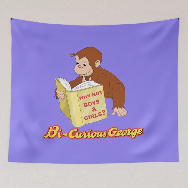Item preview, Bi Curious George   designed and sold by RunolfsdottirEs.