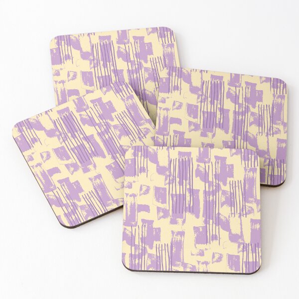 Item preview, Lilac and Yellow Handmade Stripes designed and sold by Carolina Diaz.