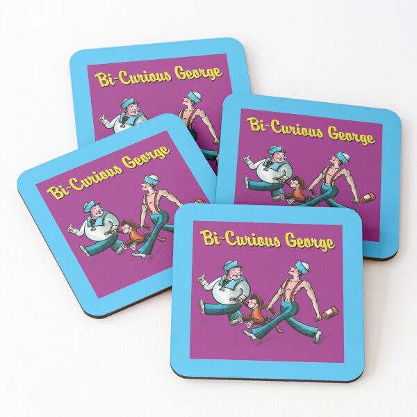 Item preview, Bi-Curious George - Book Cover Art   designed and sold by RunolfsdottirEs.