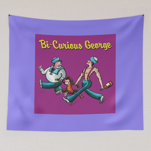 Item preview, Bi-Curious George - Book Cover Art   designed and sold by RunolfsdottirEs.